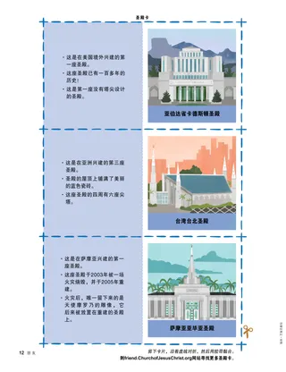 附有圣殿插图的页面PDF