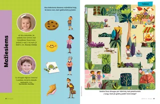 PDF puslapis su užduotėlėmis mažiems vaikams