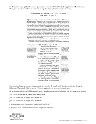 La traduction de Joseph Smith