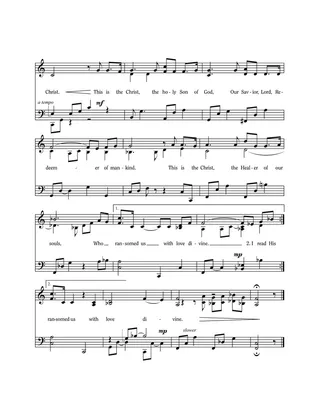 music, This Is the Christ, right page