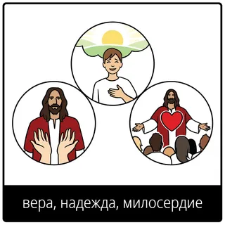 евангельский символ веры, надежды, милосердия