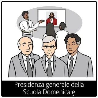 Simbolo del Vangelo “Presidenza generale della Scuola Domenicale”