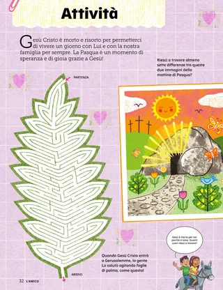 PDF della pagina con le attività di Pasqua