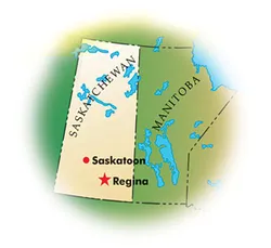 Map of Saskatchewan