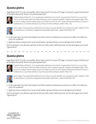 Scheda Questa pietra