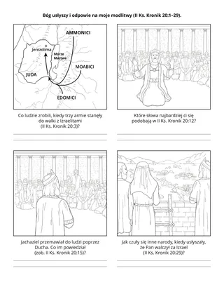Strona z zadaniami dla Organizacji Podstawowej: Bóg usłyszy moje modlitwy i odpowie na nie