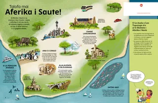 Itulau PDF o se faafanua o Aferika i Saute faatasi ai ma faasao ma faailo