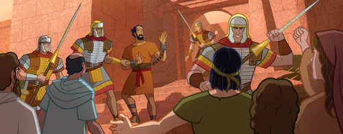 Paul is arrested in Jerusalem.