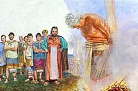 Abinadi burned to death