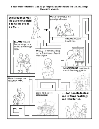 Itulau o gaoioiga a le Peraimeri: Ua aoao mai e le talalelei ia te aʻu le auala e toe foi atu ai i le Tama Faalelagi