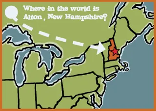 map of Alton, New Hampshire