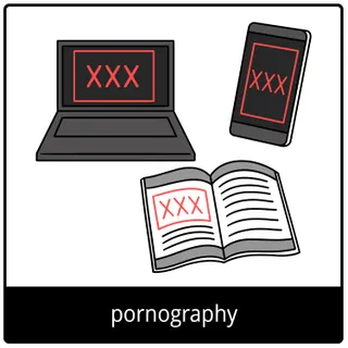 pornography gospel symbol