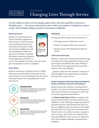 Area Authority Seventies Building Bridges for JustServe