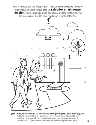 página 29 del libro para colorear “Congregar a la familia de Dios”