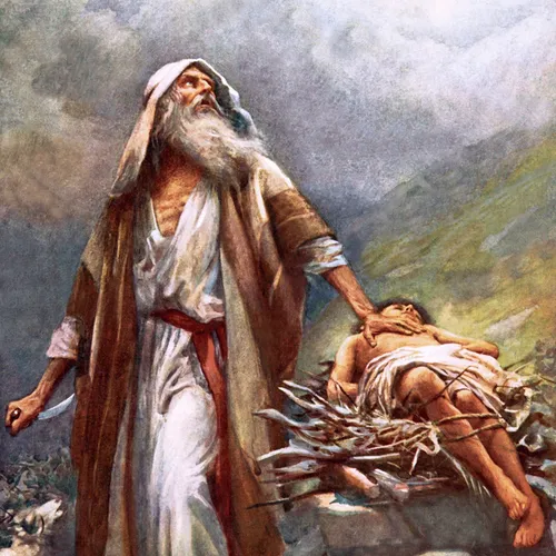 illustration of Abraham and Isaac