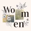 decorative design with flowers and the word Women