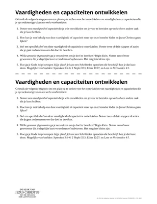 Vaardigheden en capaciteiten ontwikkelen