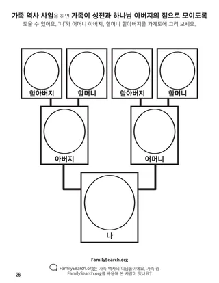 『하나님 가족의 집합 색칠 공부책』, 26쪽