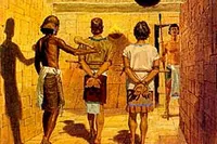 They were put in jail by Lamanites