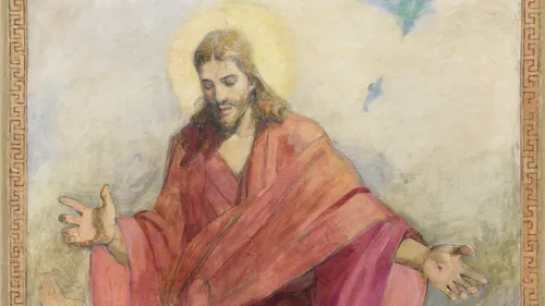 Minerva Teichert, Christ in a Red Robe