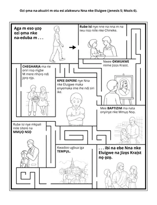 Ihu akwụkwọ ihe omume Prịamarị: Ozi ọma na-akuziri m otu esi alaghachikwuru Nna nke Eluigwe