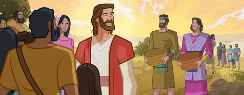 The people come back, looking for more food.