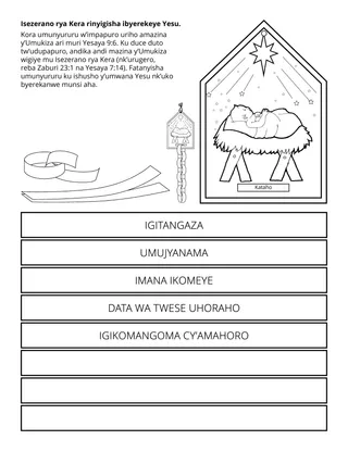 Paji y’Igikorwa cy’Ishuri ry’Ibanze: Isezerano rya Kera rinyigisha ibyerekeye Yesu