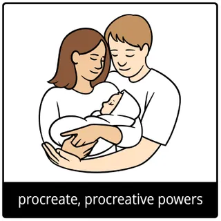 procreate, procreative powers gospel symbol