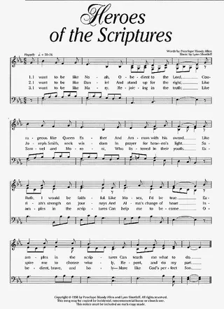 Music, Heroes of the Scriptures