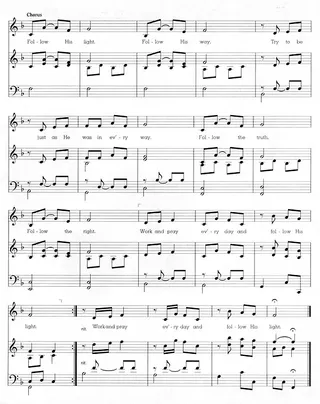 Music, Follow His Light