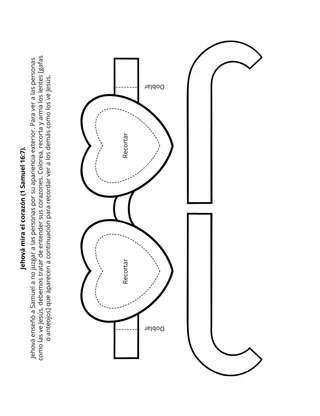 Hoja de actividades de la Primaria: Jehová mira el corazón