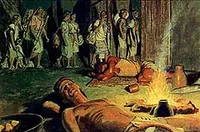 While Lamanites slept, Alma and his people escape