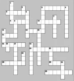 Crossword puzzle