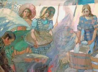 wash day on the plains