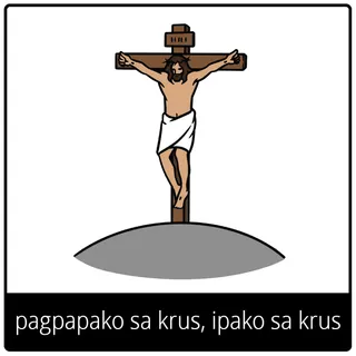 simbolo ng ebanghelyo para sa pagpapako sa krus, ipako sa krus