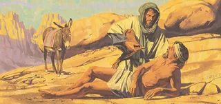 Samaritan helped the man