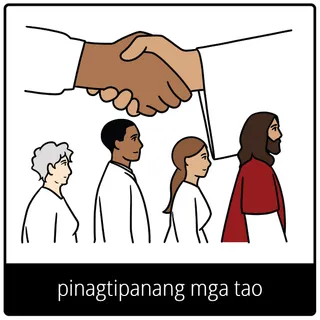 simbolo ng ebanghelyo para sa pinagtipanang mga tao