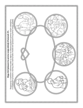 Stranica aktivnosti za Malu školu: Mogu biti ljubazan prema svojoj obitelji