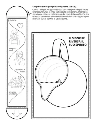 Pagina delle attività della Primaria: Lo Spirito Santo può guidarmi