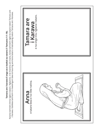 Aia iteraniba Moanrinan ibukin te waaki ni kakukurei: Tamara are i Karawa e ongo ao e kaekai au tataro