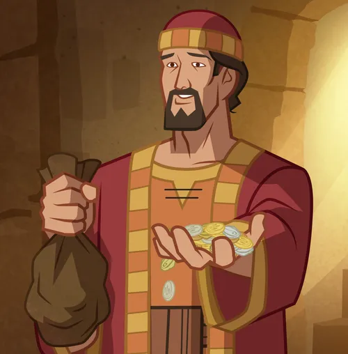 Simon offers money to buy the priesthood of God.