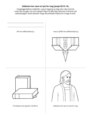 Aktivitetsside for Primær: Sabbaten kan være en lyst for meg