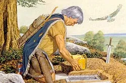 Moroni hid the plates