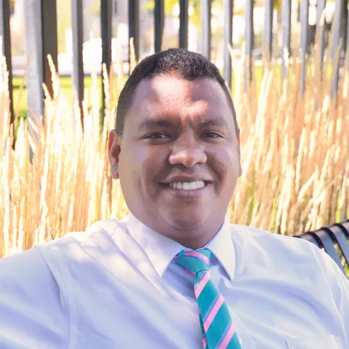 man sitting on a bench