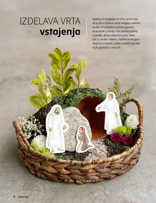 Stran s fotografijo dokončane diorame v PDF-ju