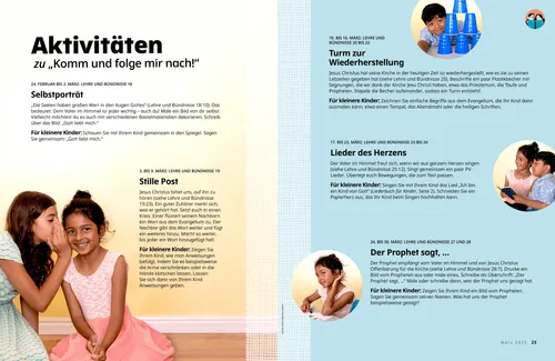 PDF: Ein Mädchen flüstert einem anderen Mädchen ins Ohr
