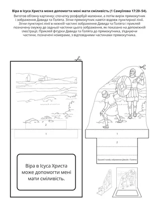 Творча сторінка Початкового товариства: Віра в Ісуса Христа може допомогти мені мати сміливість