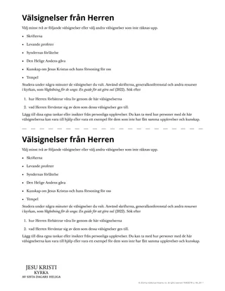 Välsignelser från Herren