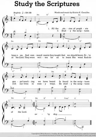 Music, Study the Scriptures