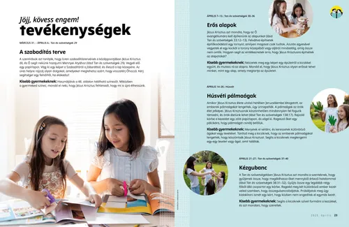 PDF-oldal képe: két lány papír pálmaágakkal